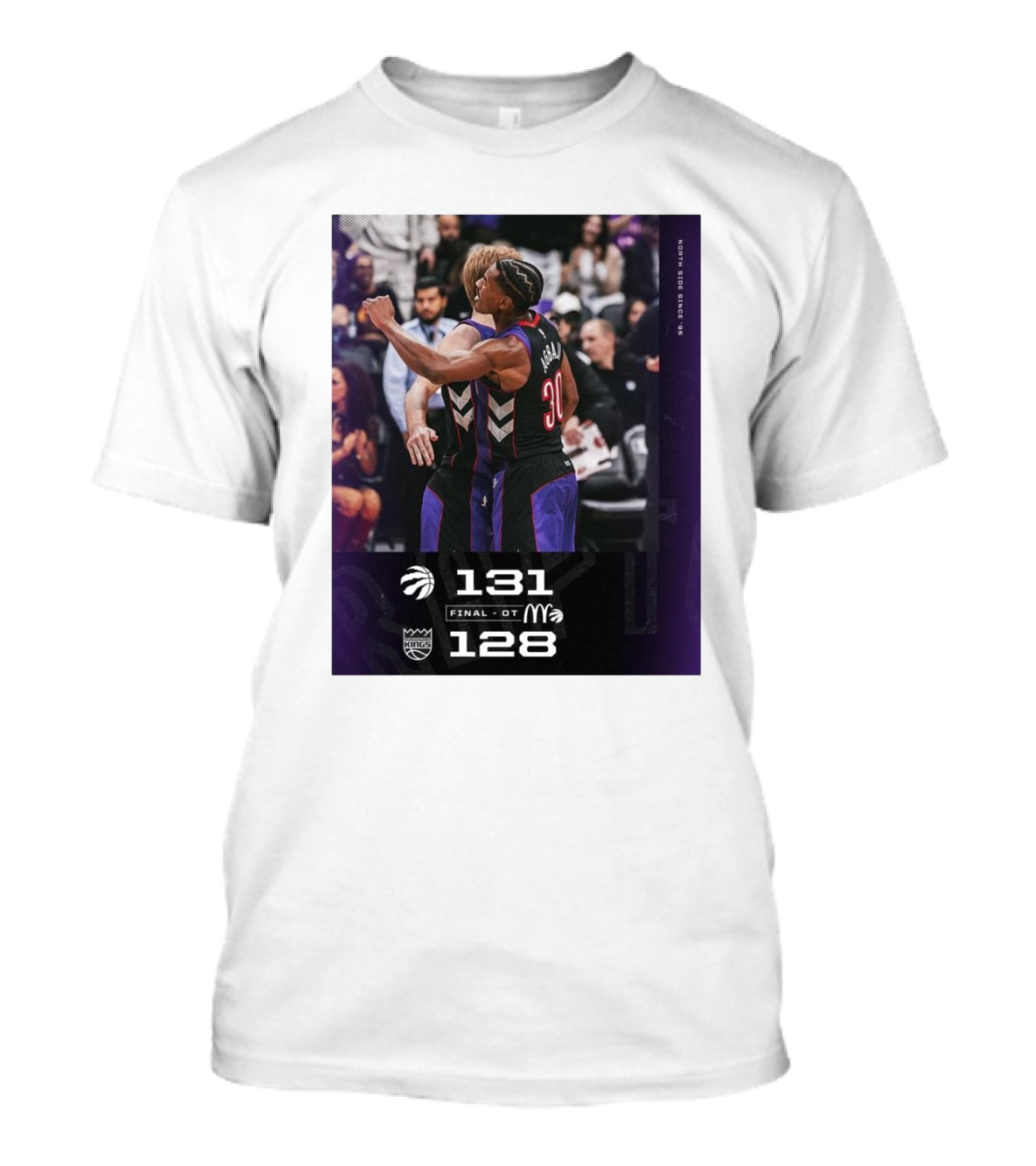 Toronto Raptors Vs Sacramento Kings Final OT 131-128 T-Shirt