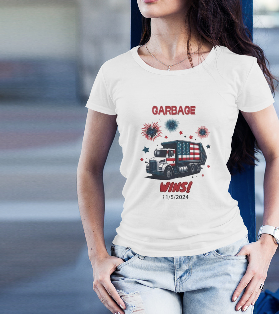 GARBAGE WINS 11/5/2024 Election Fireworks Truck T-Shirt
