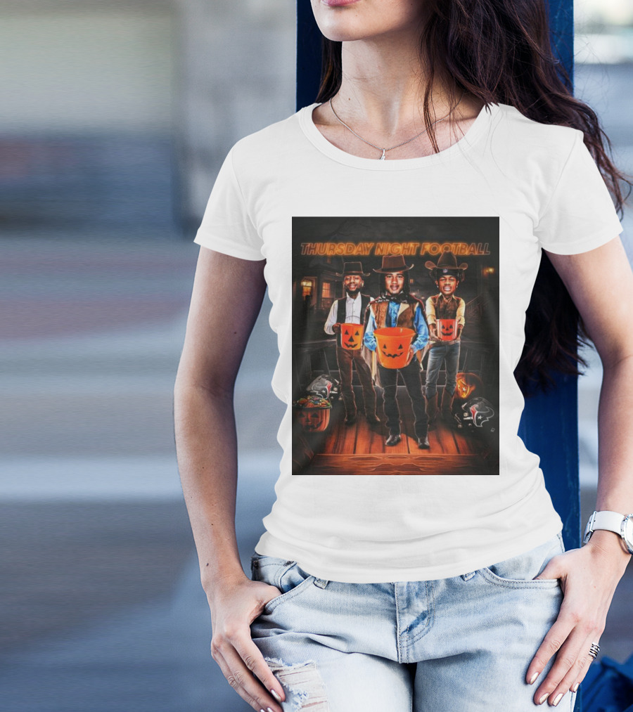 Thursday Night Football Houston Texans Halloween Cowboys T-Shirt