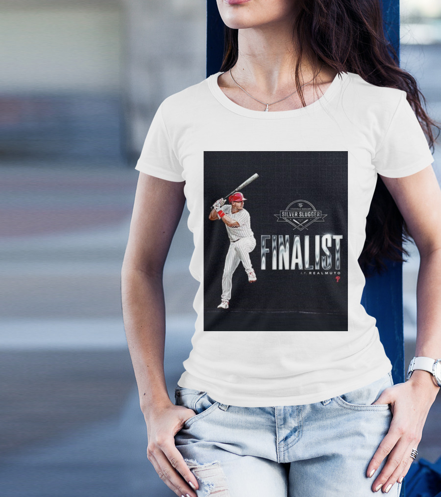 Louisville Slugger Silver Slugger Finalist J.T. Realmuto Philadelphia Phillies T-Shirt