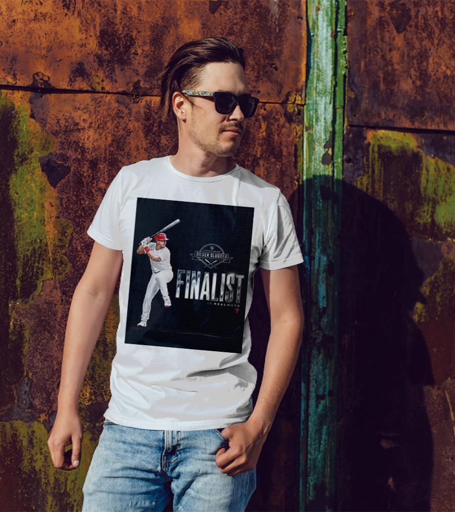 Louisville Slugger Silver Slugger Finalist J.T. Realmuto Philadelphia Phillies T-Shirt