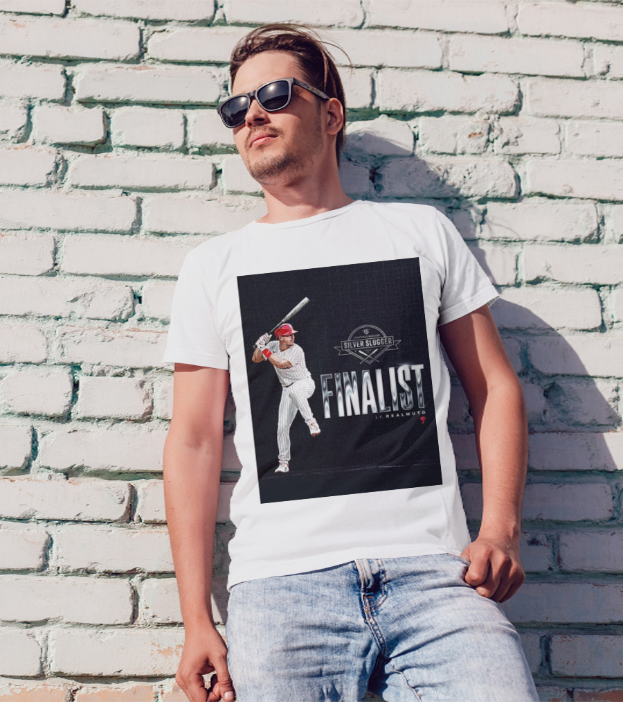 Louisville Slugger Silver Slugger Finalist J.T. Realmuto Philadelphia Phillies T-Shirt