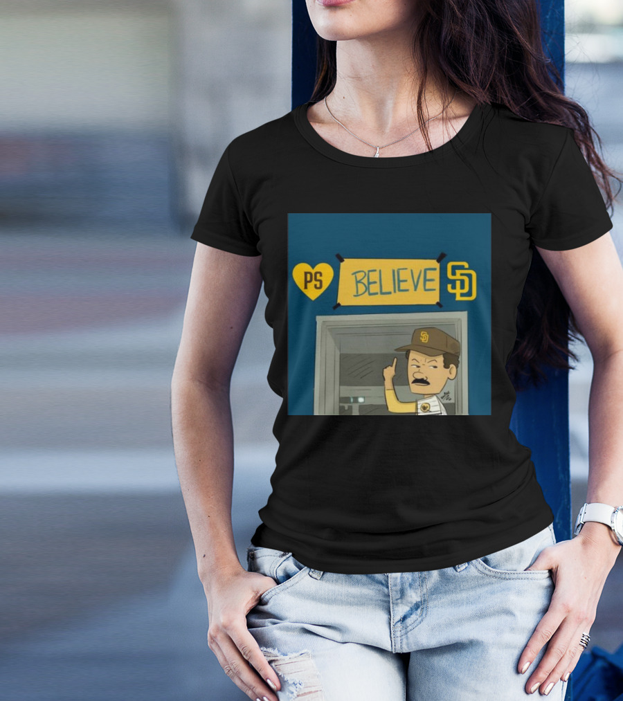 Heart PS Believe San Diego Padres New Profile Pic T-Shirt