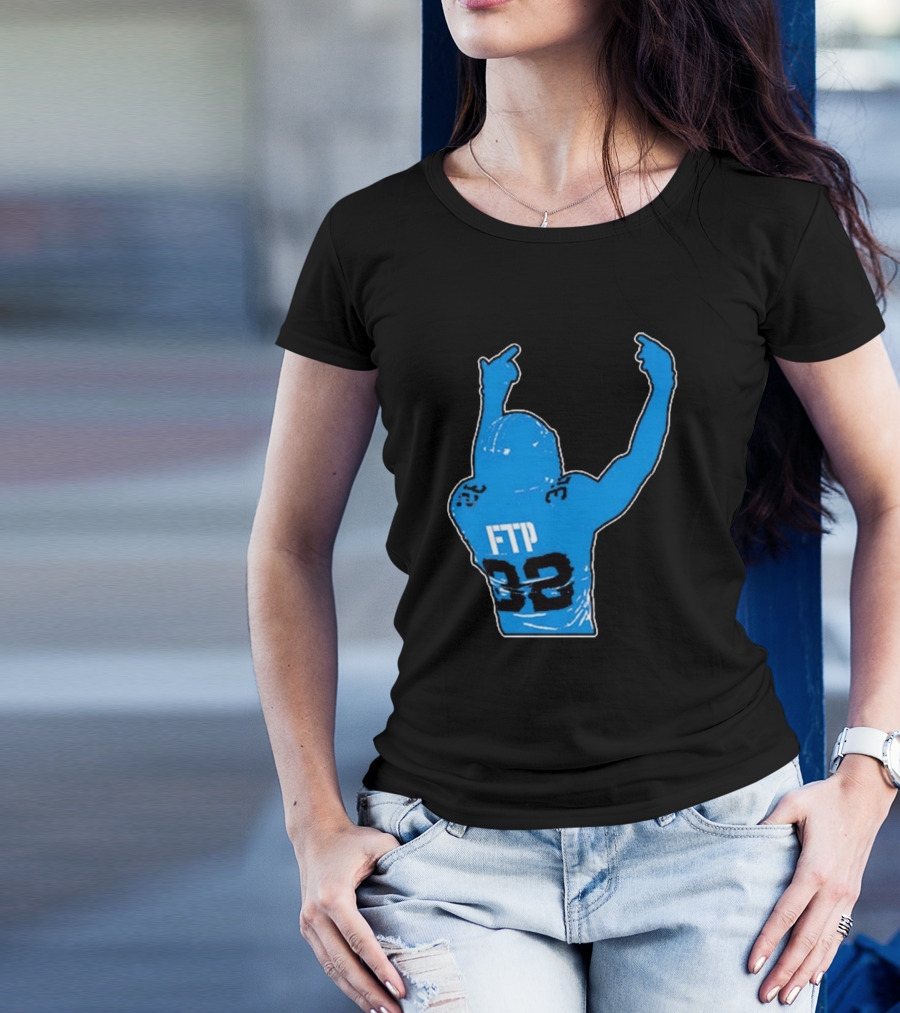 FTP 32 Brian Branch Detroit Lions NFL Sports T-Shirt