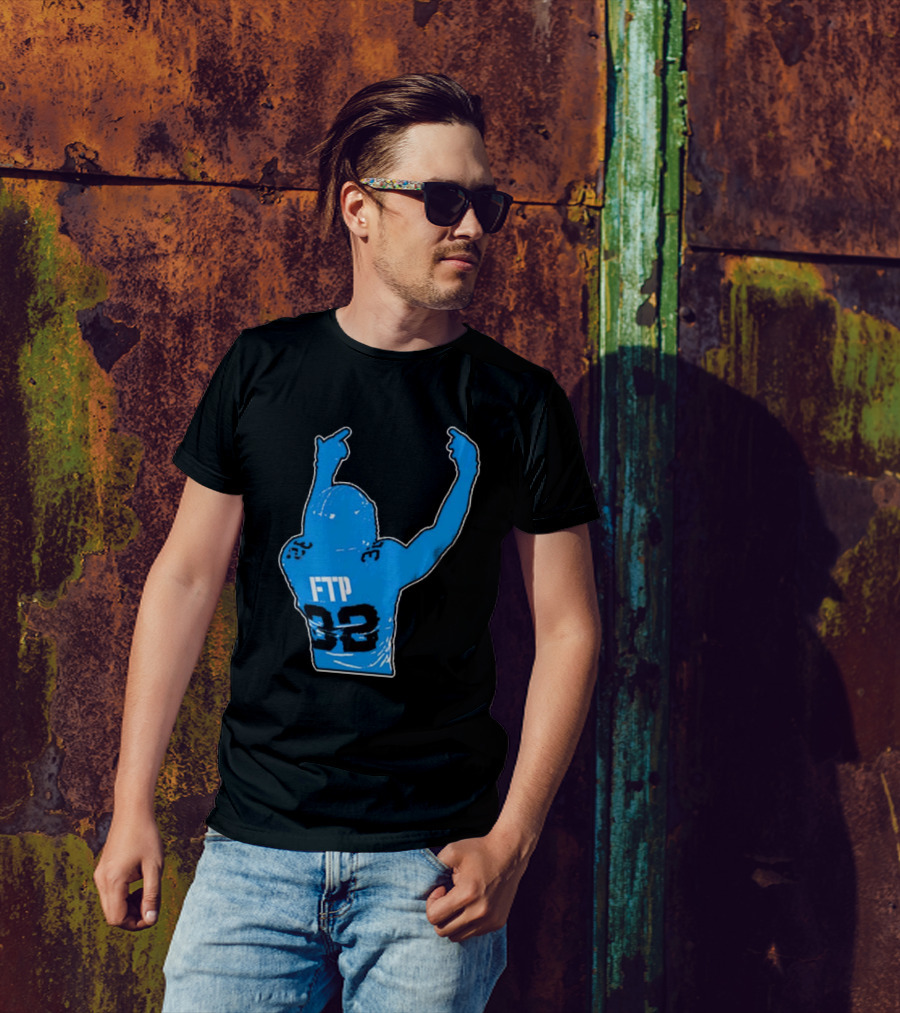 FTP 32 Brian Branch Detroit Lions NFL Sports T-Shirt