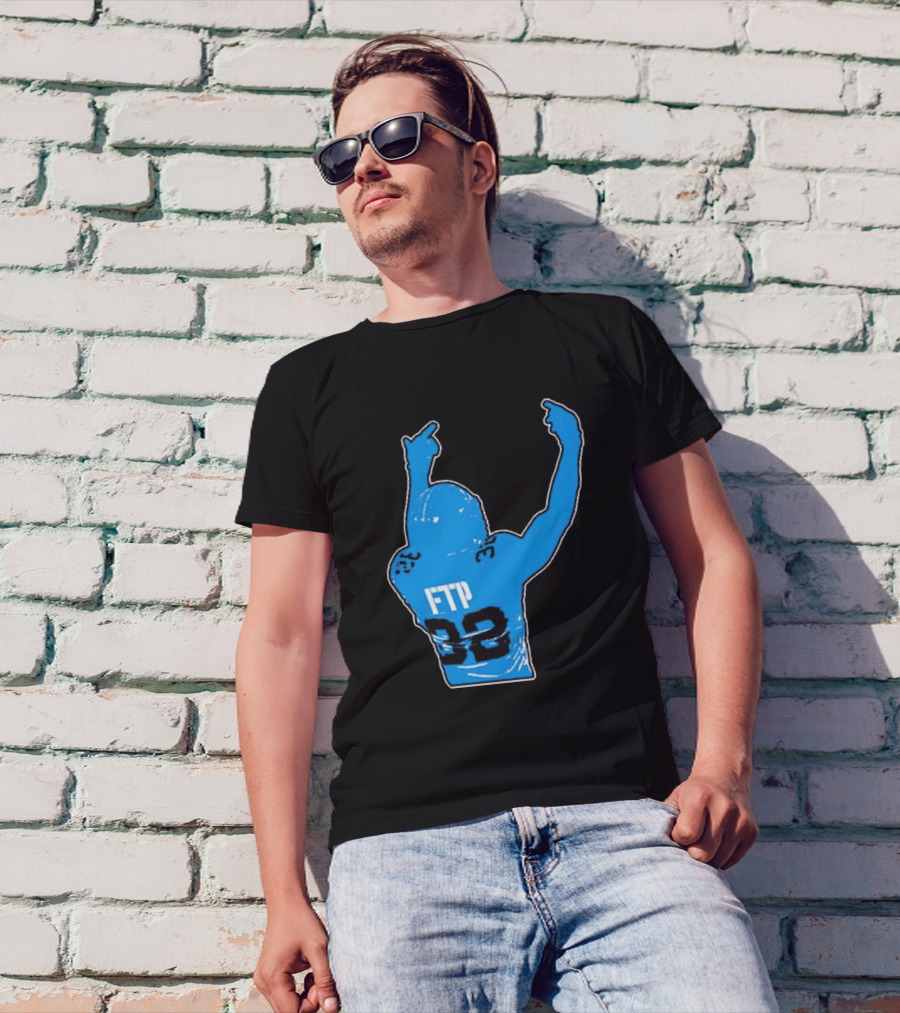 FTP 32 Brian Branch Detroit Lions NFL Sports T-Shirt