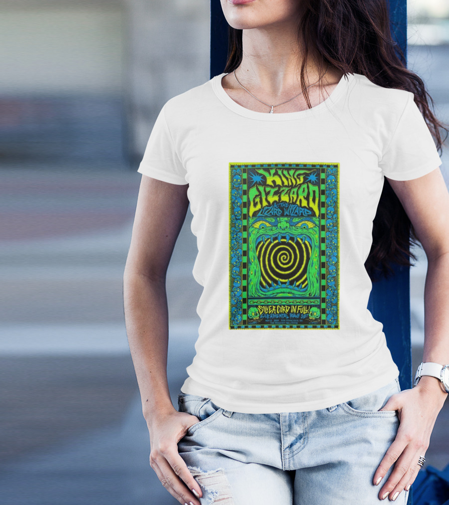 King Gizzard And The Lizard Wizard Silver Cord In Full Experimental Rave Set November 6 2024 San Francisco CA T-Shirt