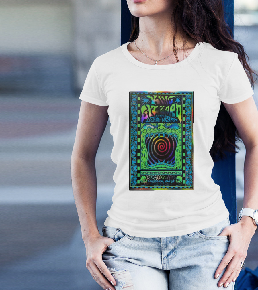 King Gizzard And The Lizard Wizard Silver Cord In Full Experimental Rage Set Nov 6 2024 The Regency Ballroom San Francisco CA T-Shirt