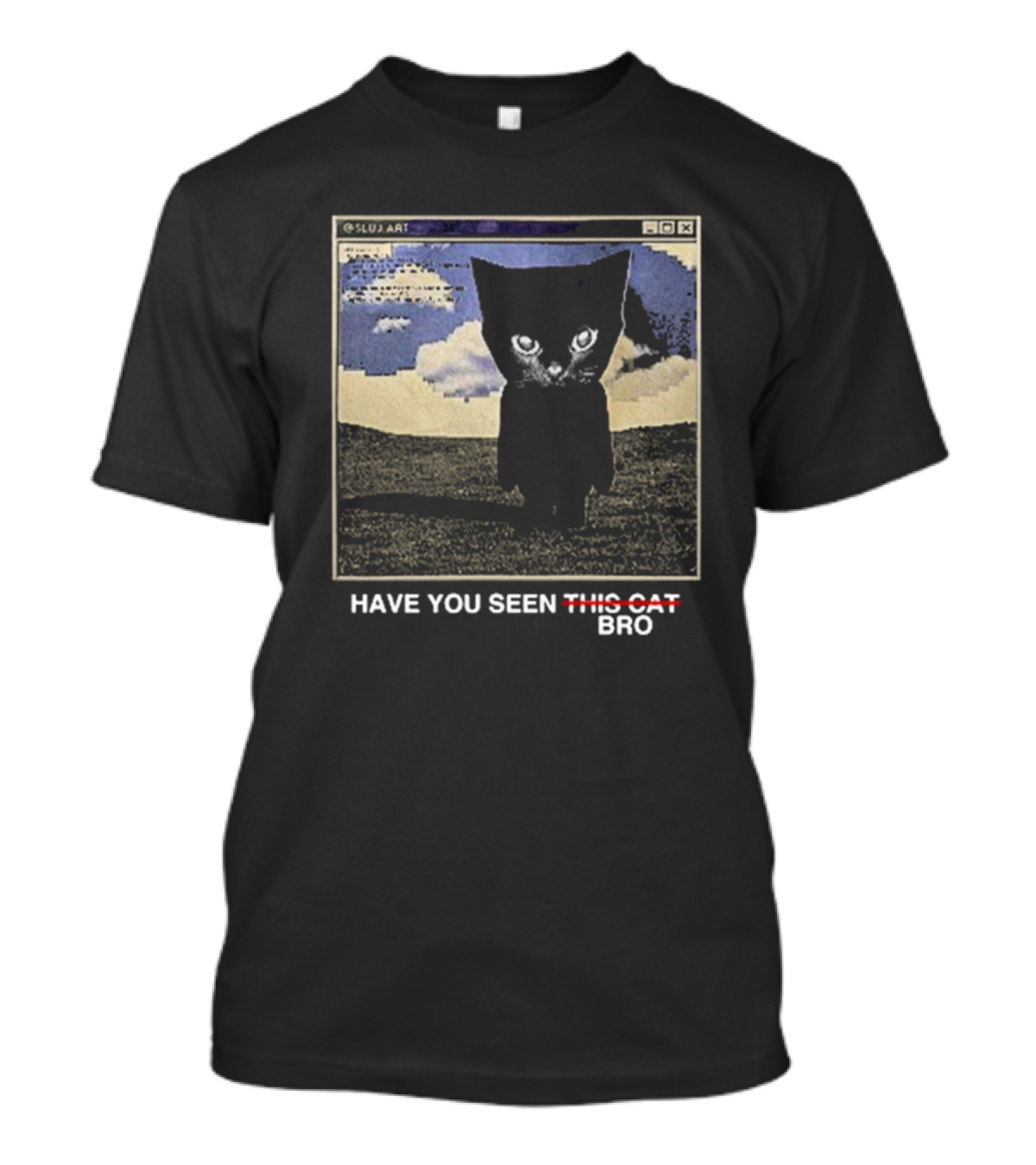 SLUJART Have You Seen Bro Cat T-Shirt