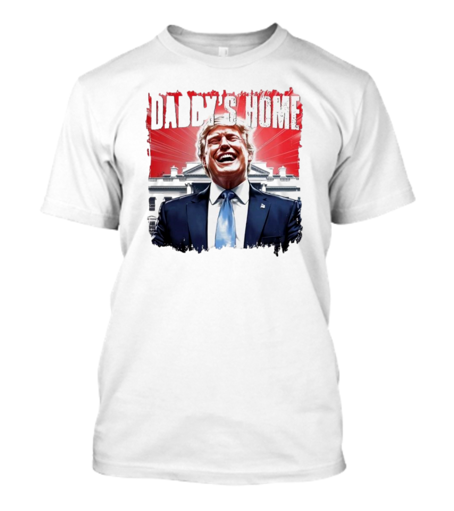 Daddy's Home White House Pink Trump 2024 Trump Won T-Shirt