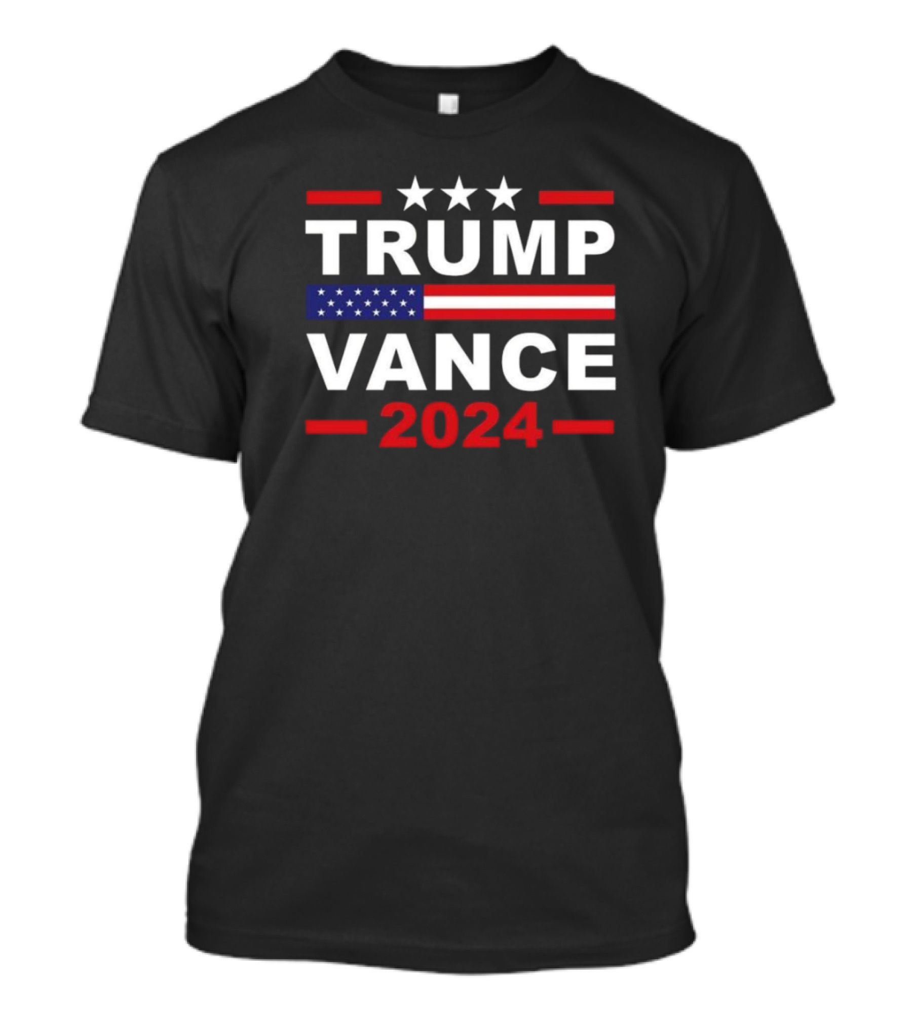 Trump Vance 2024 Stars And Stripes Political Campaign T-Shirt