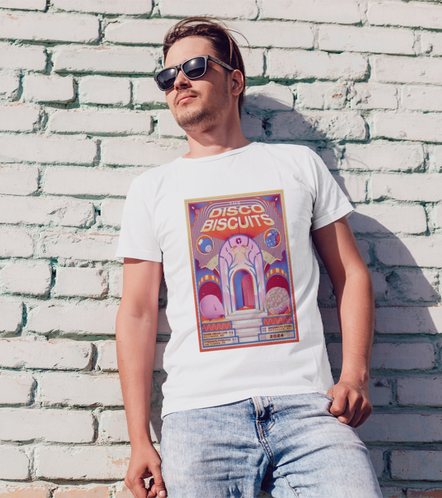 The Disco Biscuits November 6 2024 Rams Head Live Baltimore MD Psychedelic Tour T-Shirt