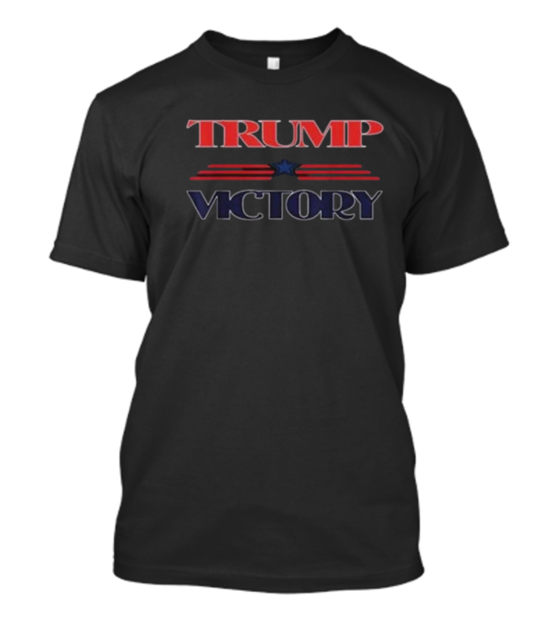 TRUMP VICTORY President Election Star Red Blue T-Shirt