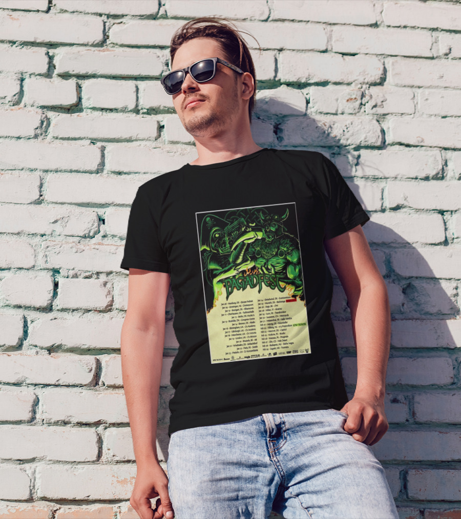 Paganfest January February 2025 Tour Europe Metal Bands Lineup T-Shirt
