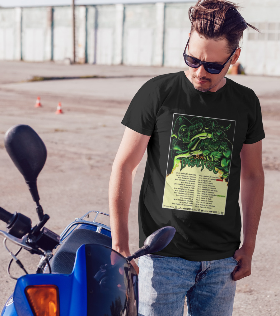 Paganfest January February 2025 Tour Europe Metal Bands Lineup T-Shirt
