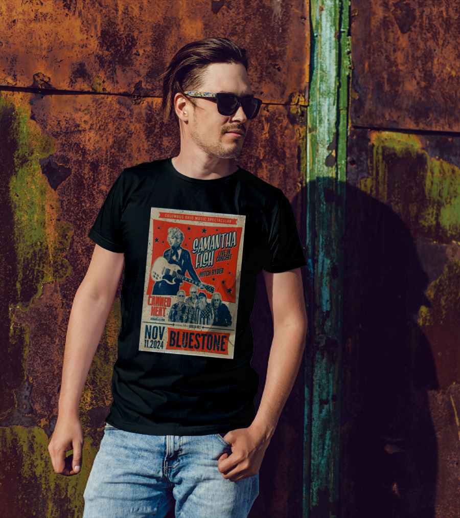 Columbus Ohio Music Spectacular Samantha Fish Live In Concert Mitch Ryder Canned Heat Bluestone Nov 11 T-Shirt
