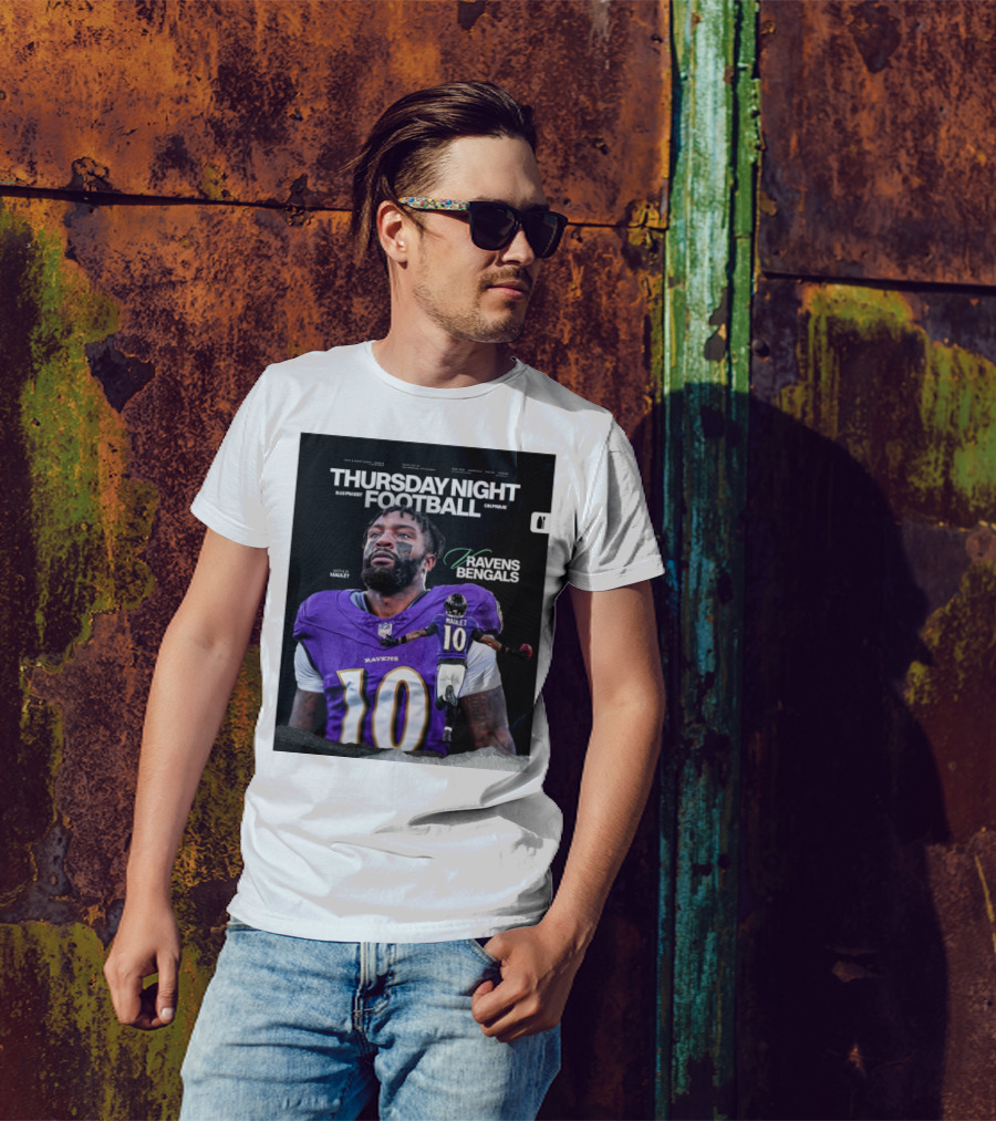 Thursday Night Football Arthur Maulet Baltimore Ravens Vs Bengals NFL T-Shirt