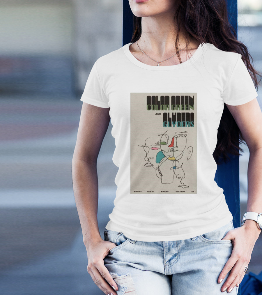 Color Green And Glyders Live At The Hideout Chicago IL November 29 T-Shirt