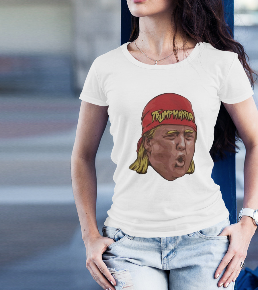 Trumpmania Wrestling Headband Hulk Hogan T-Shirt
