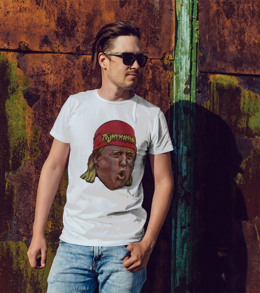 Trumpmania Wrestling Headband Hulk Hogan T-Shirt