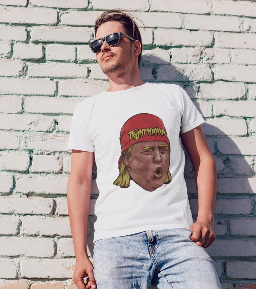 Trumpmania Wrestling Headband Hulk Hogan T-Shirt