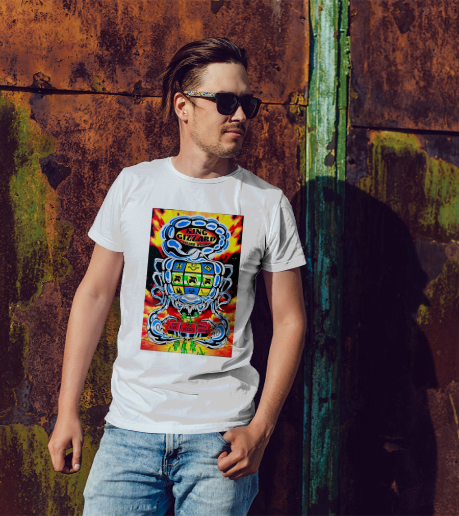 King Gizzard And The Lizard Wizard PH Live Las Vegas November 8 2024 Slot Machine T-Shirt