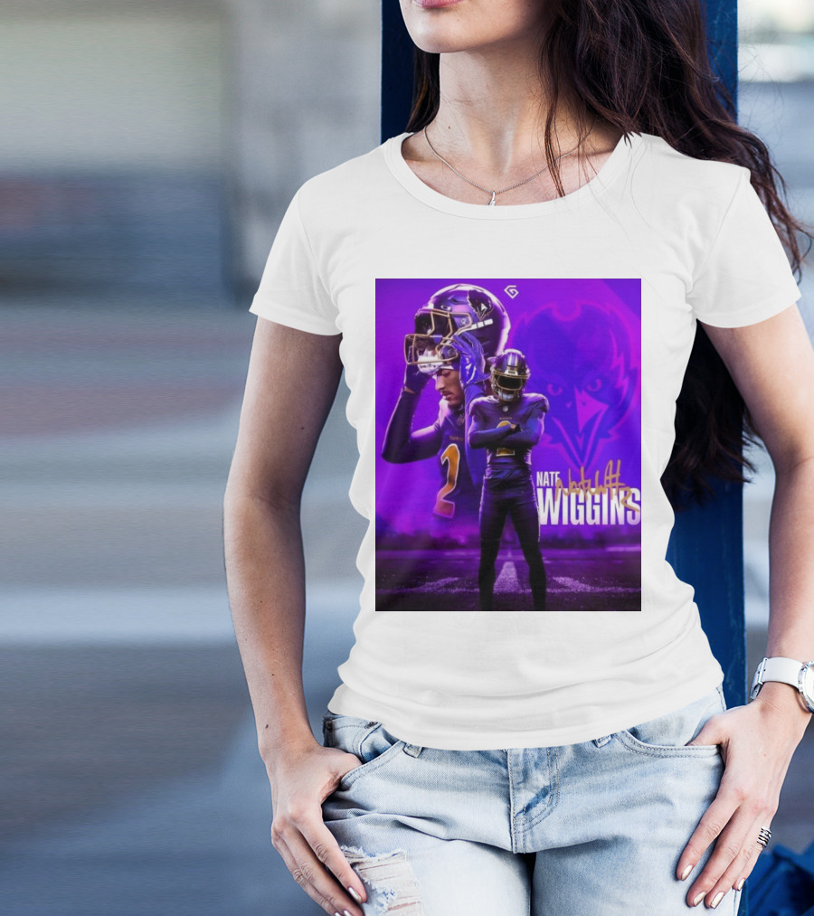 Nate Wiggins Baltimore Ravens NFL Signature Y’all Mess With It T-Shirt