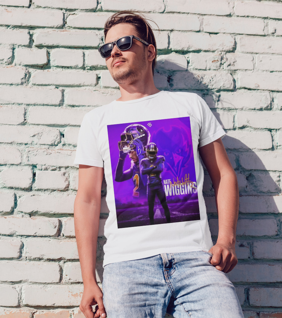 Nate Wiggins Baltimore Ravens NFL Signature Y’all Mess With It T-Shirt