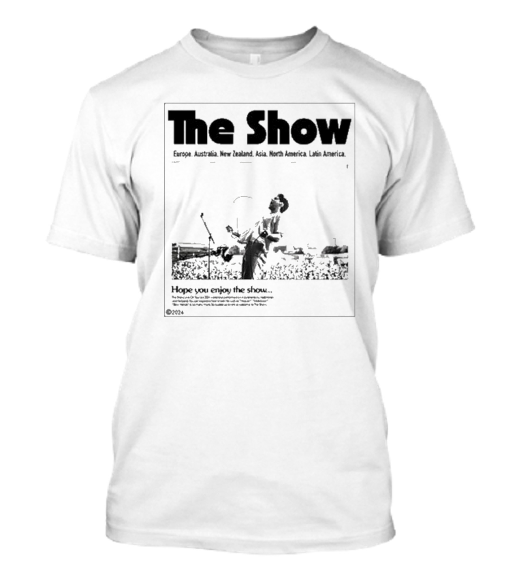 Niall Horan The Show Europe Australia New Zealand Asia North America Latin America 2024 Photo T-Shirt