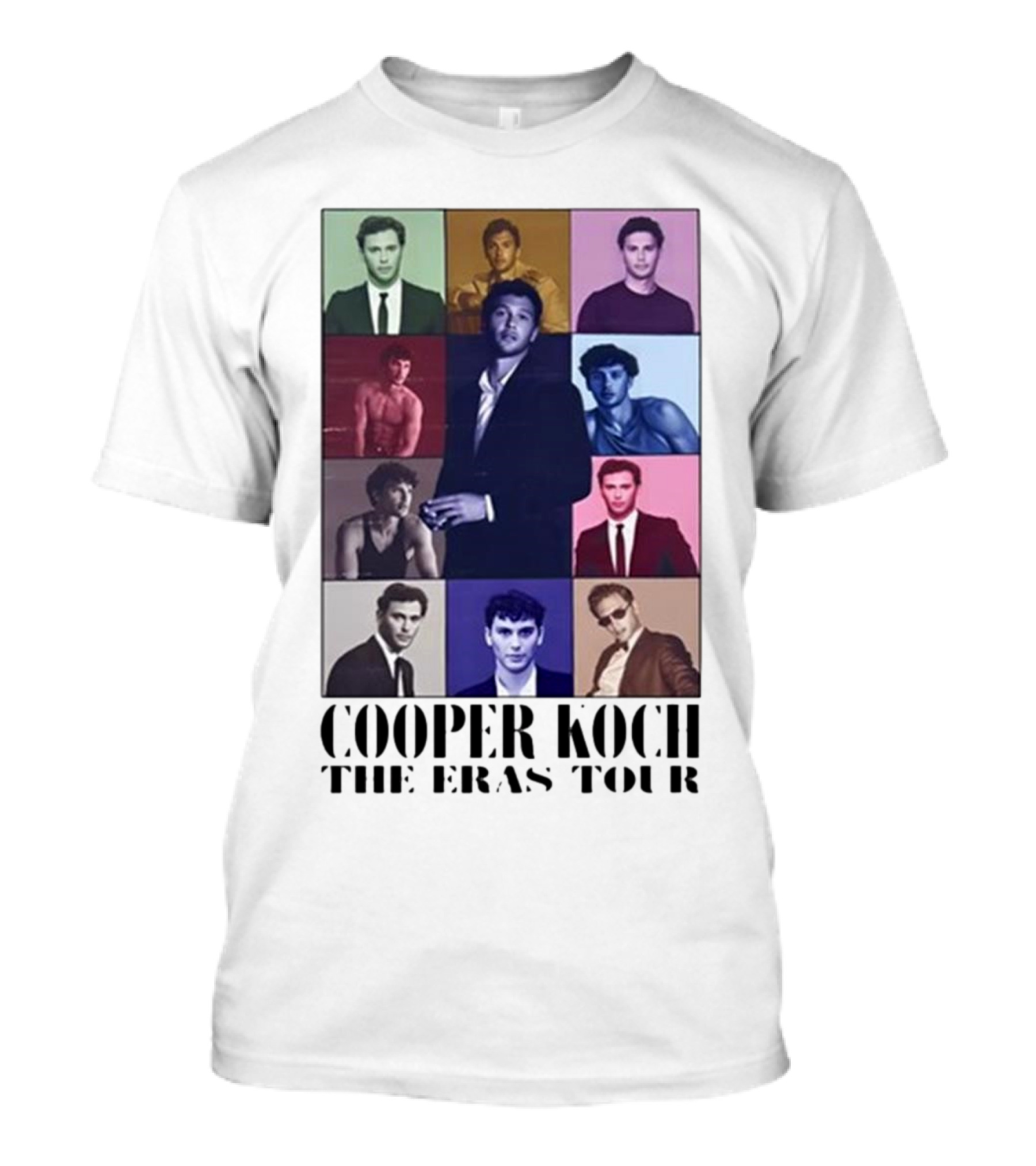 Cooper Koch The Eras Tour Colorful Portraits T-Shirt