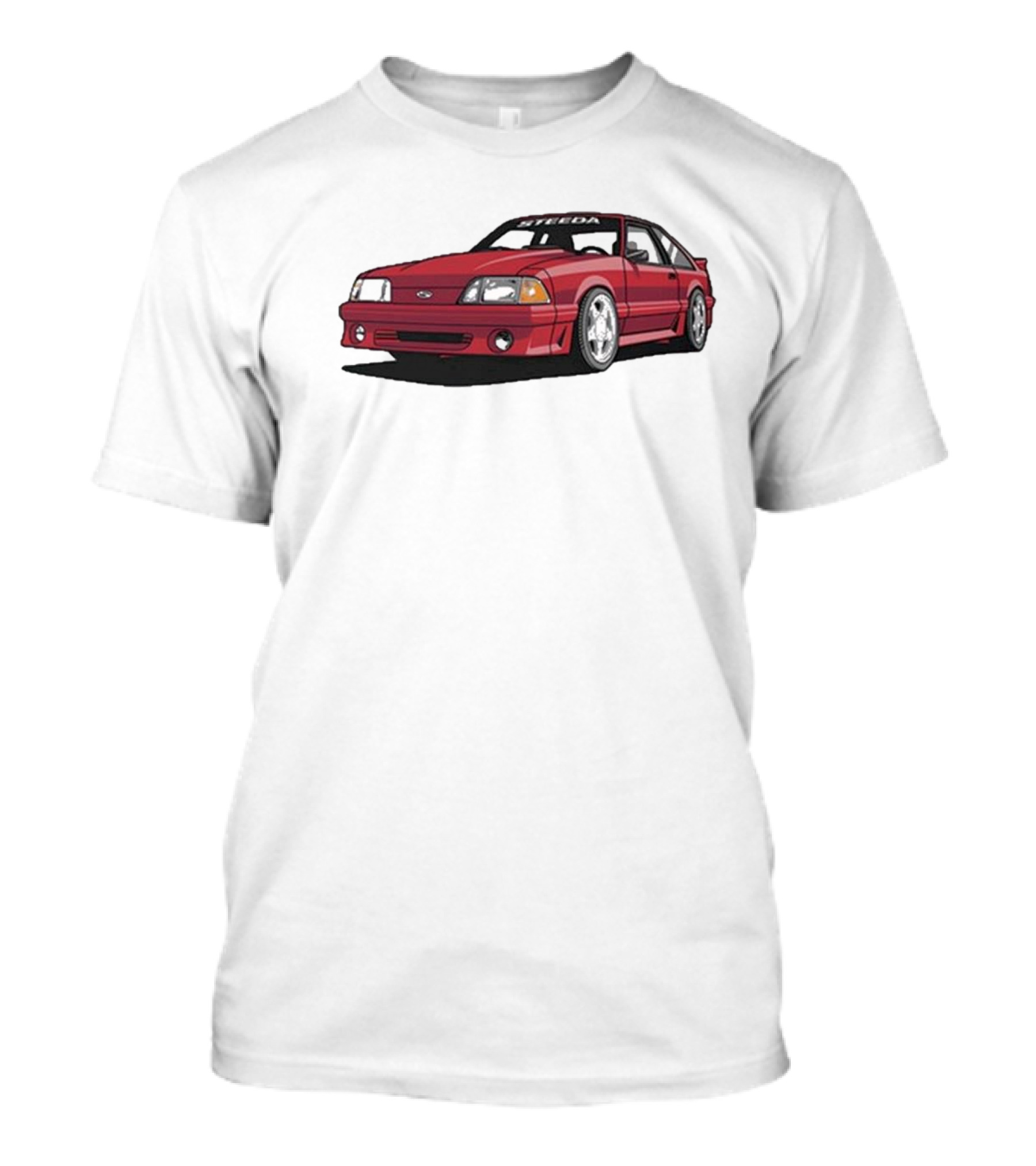 Steeda Fox Body Mustang 2024 Red T-Shirt