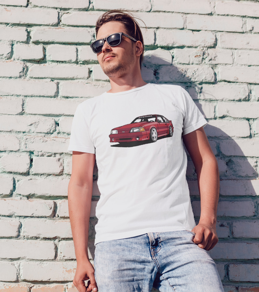 Steeda Fox Body Mustang 2024 Red T-Shirt