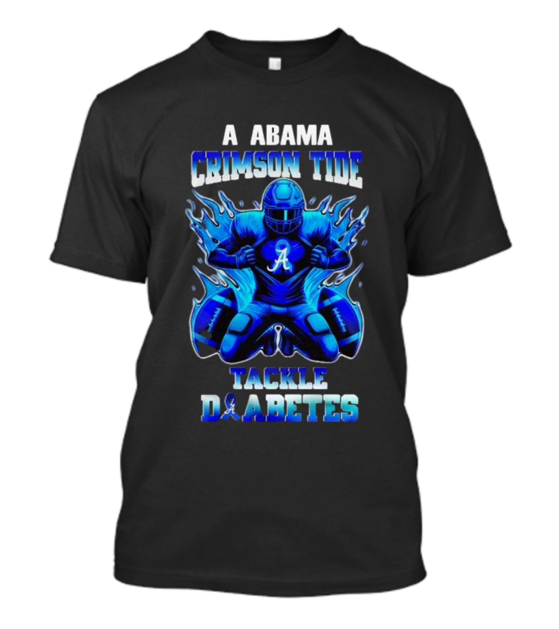 Alabama Crimson Tide Tackle Diabetes Awareness Month November T-Shirt