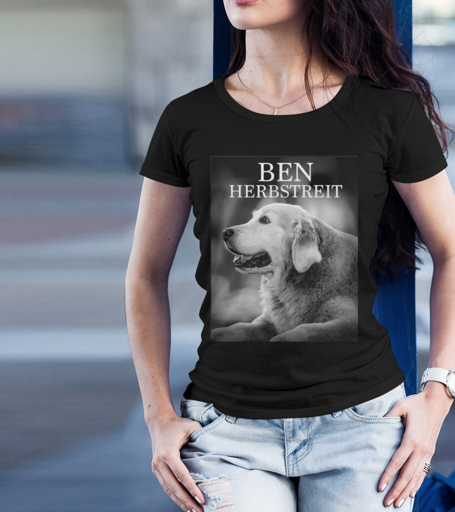 All Football Guys Go To Heaven RIP Ben Herbstreit The Dog 2014-2024 T-Shirt