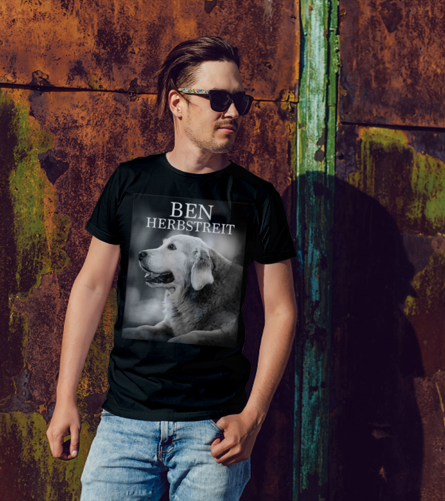 All Football Guys Go To Heaven RIP Ben Herbstreit The Dog 2014-2024 T-Shirt
