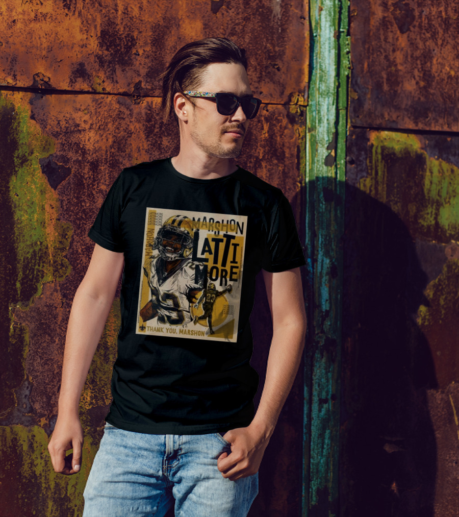 New Orleans Saints Marshon Lattimore Thank You Lattimore T-Shirt