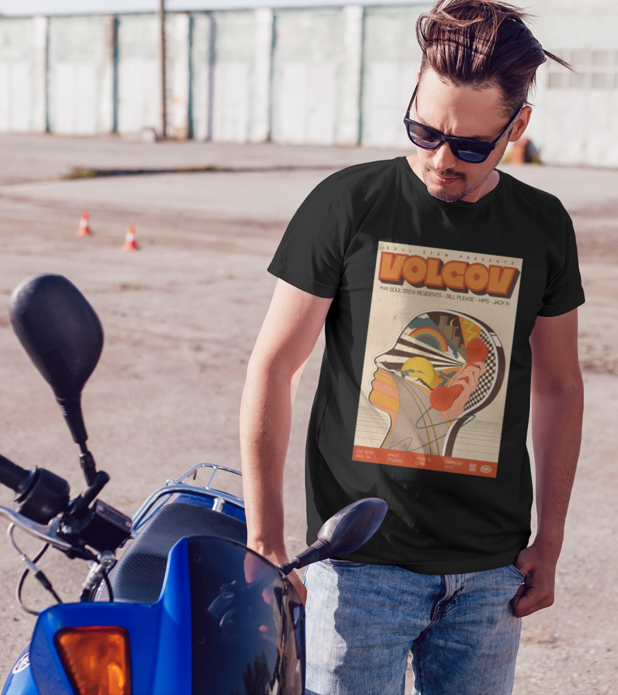 Soul Stew Presents Volcov Plus Bill Please Hips Jack N At Space Studios Norwich England Nov 30 T-Shirt