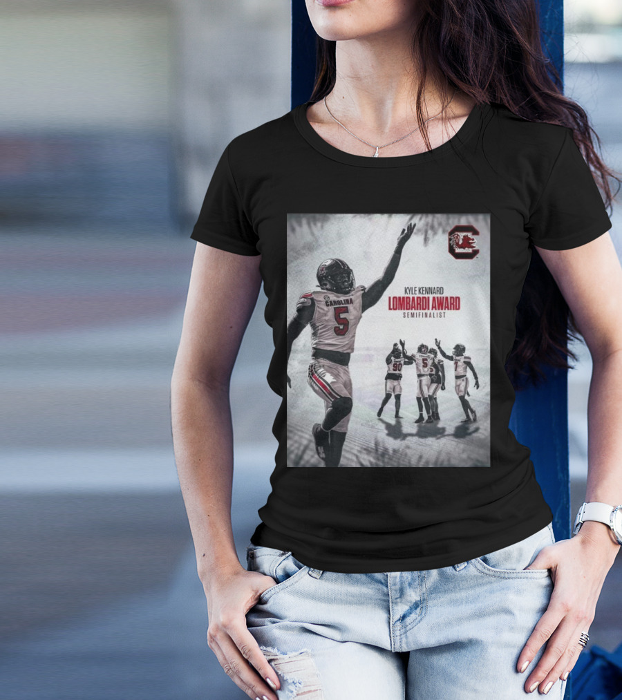 South Carolina Gamecocks Football Kyle Kennard Lombardi Award Semifinalist Achievement T-Shirt