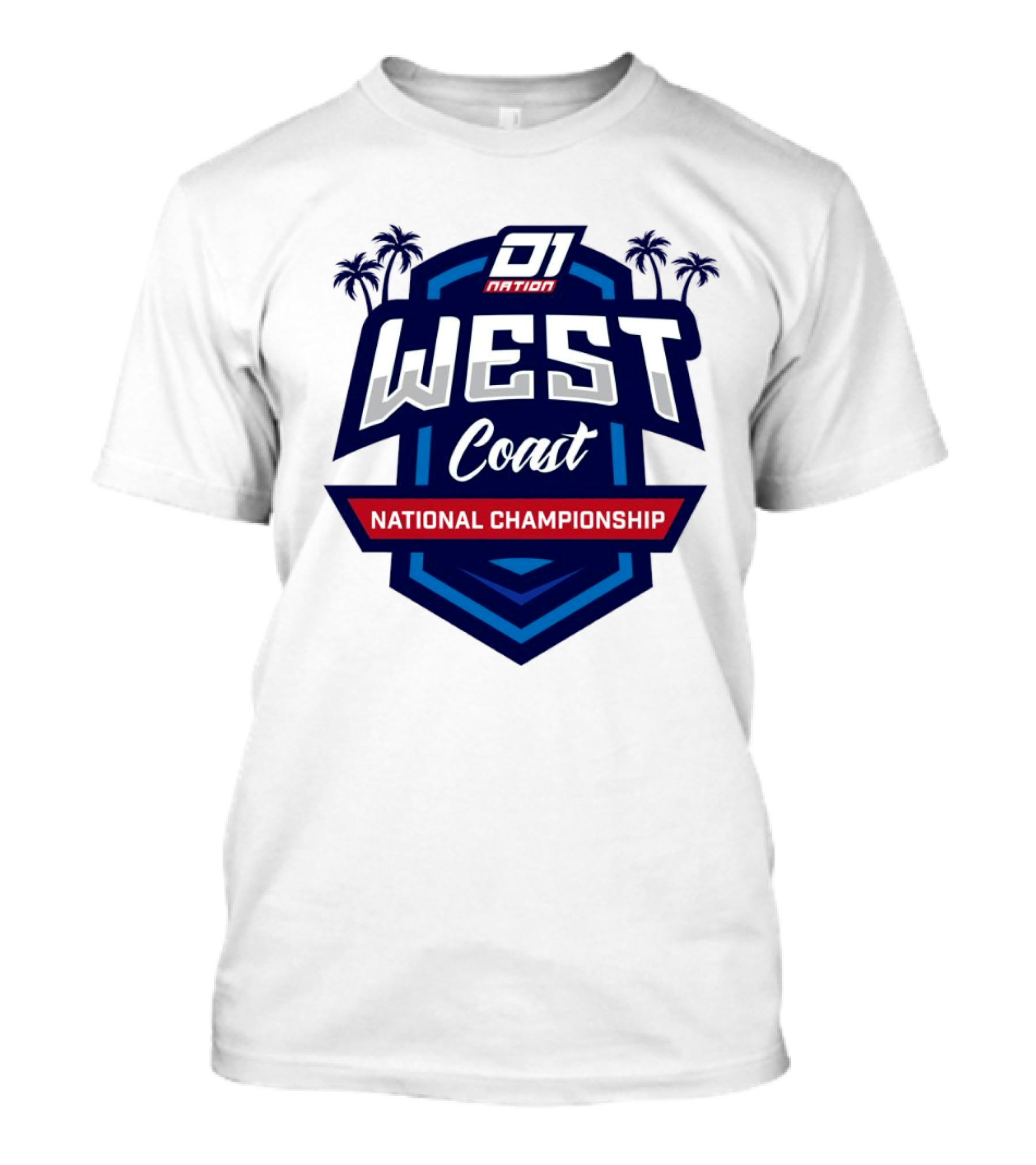 D1 Nation West Coast National Championship December 20-22 2024 Youth Football T-Shirt