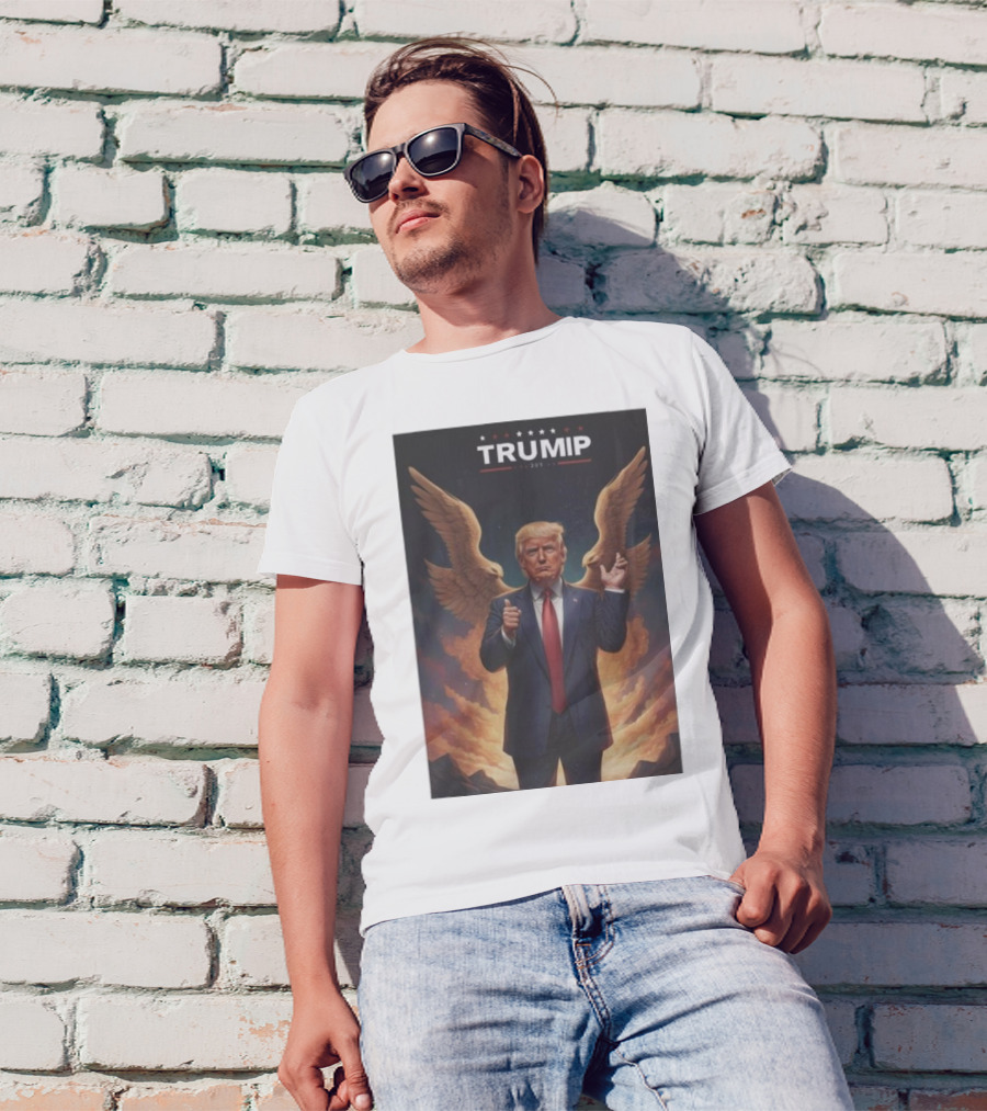 Angel Wings Trump Victory 2024 Make America Great Again T-Shirt
