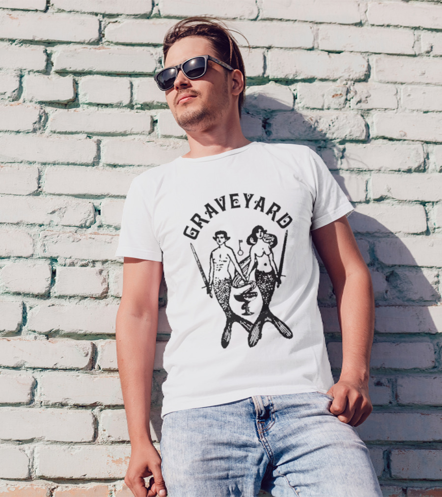 Graveyard Mythical Mermaid Sword 2024 Tour T-Shirt