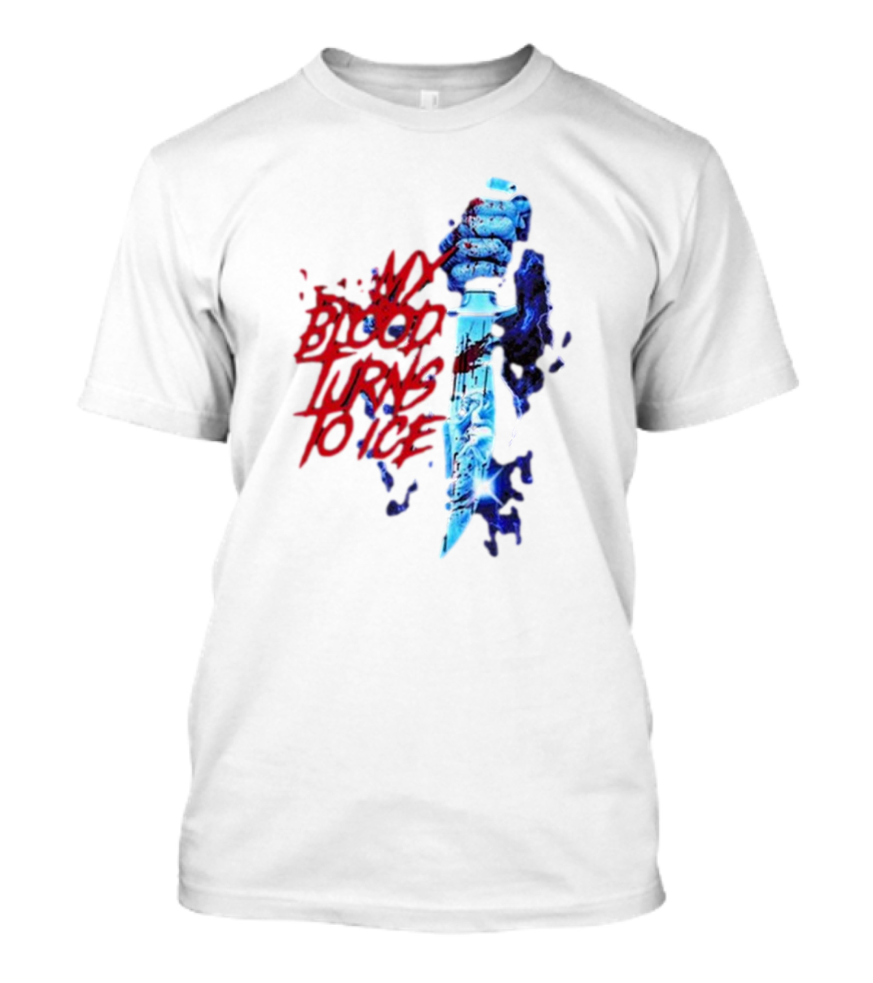 Lorna Shore 2024 My Blood Turns To Ice Slasher Knife T-Shirt