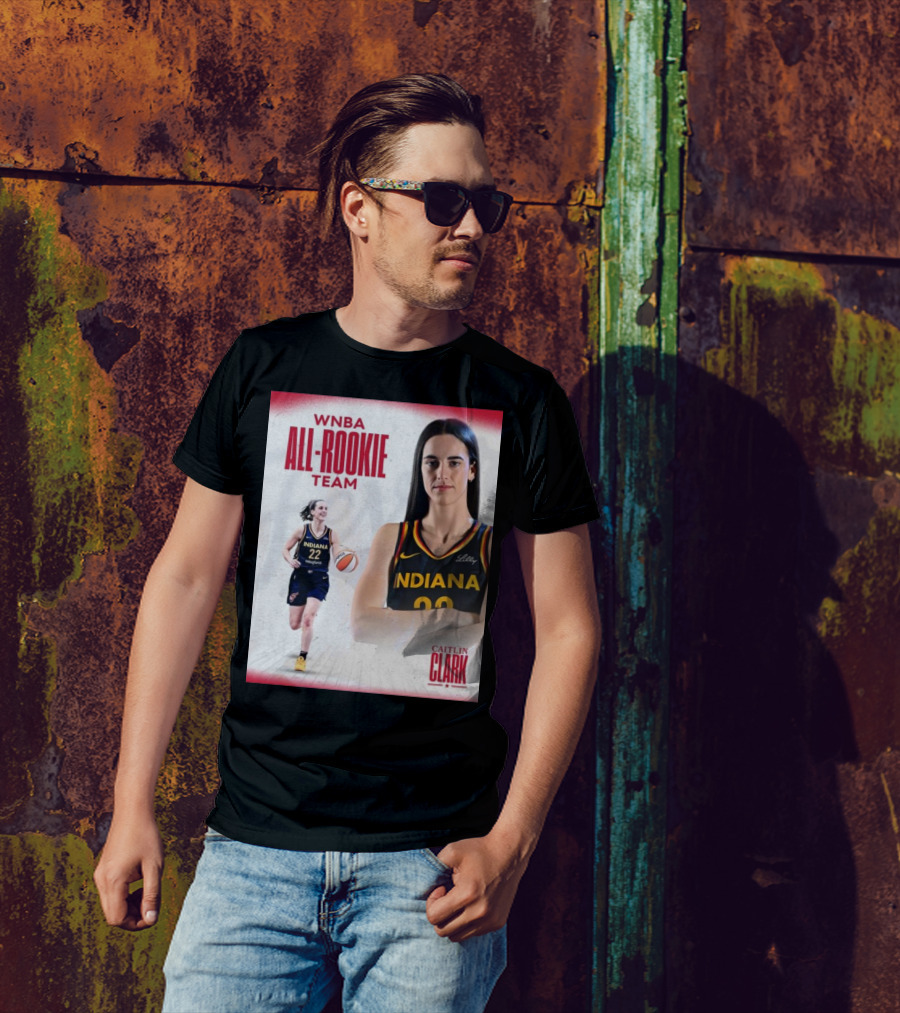 Caitlin Clark Indiana Fever WNBA All-Rookie Team T-Shirt