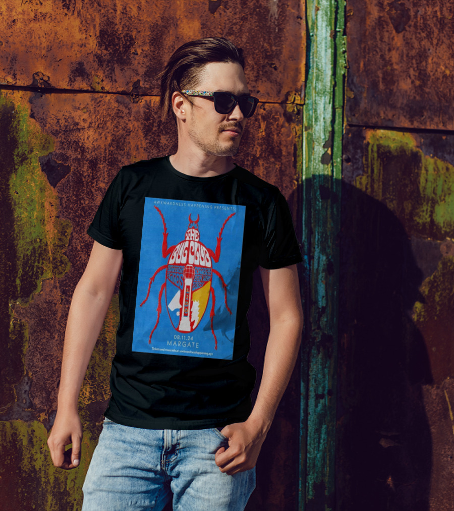 Awkwardness Happening Presents The Bug Club Lido Complex At Margate 08.11.24 T-Shirt