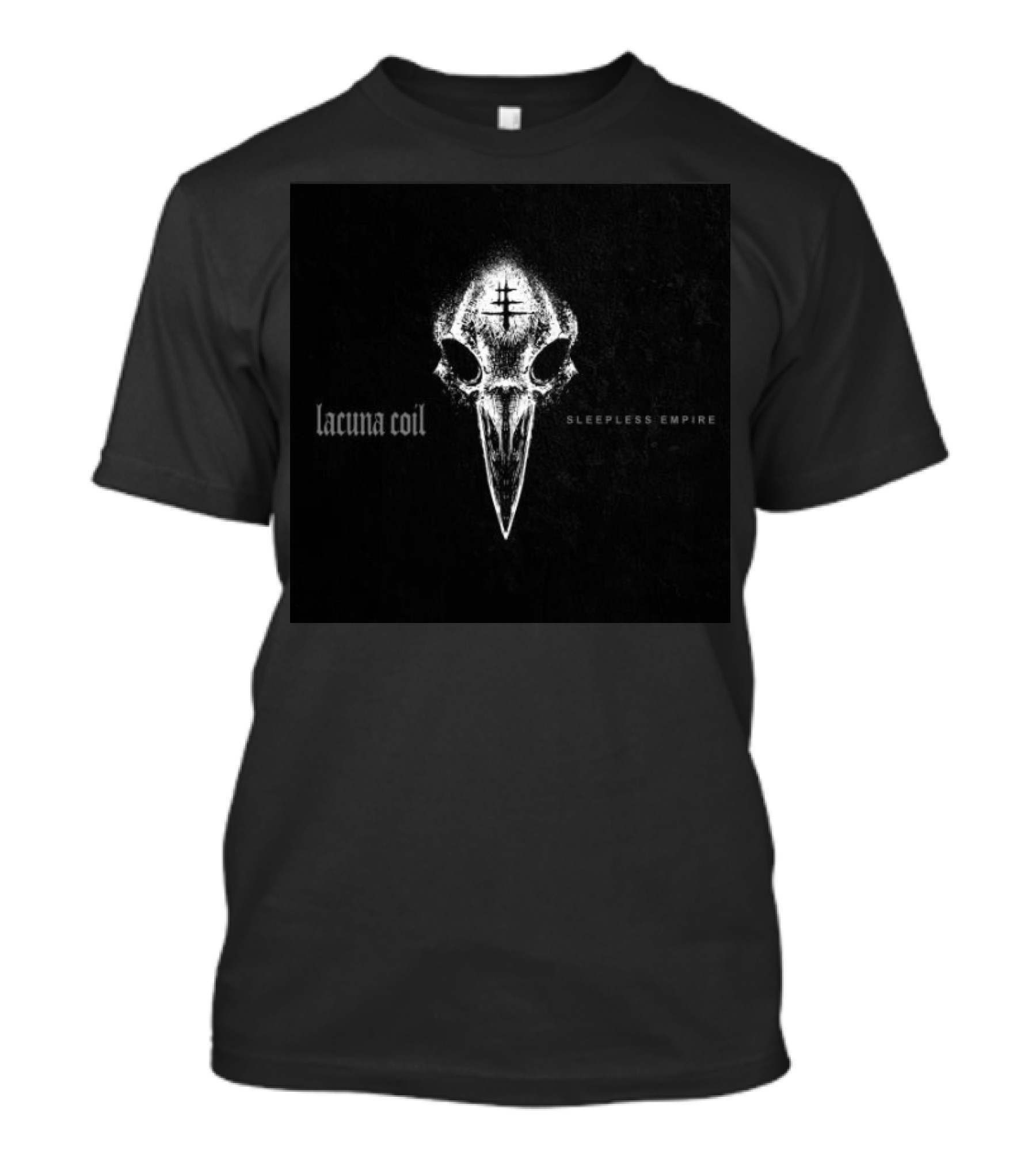 Lacuna Coil Sleepless Empire Album Release February 14 2025 Skulls And Symbols T-Shirt