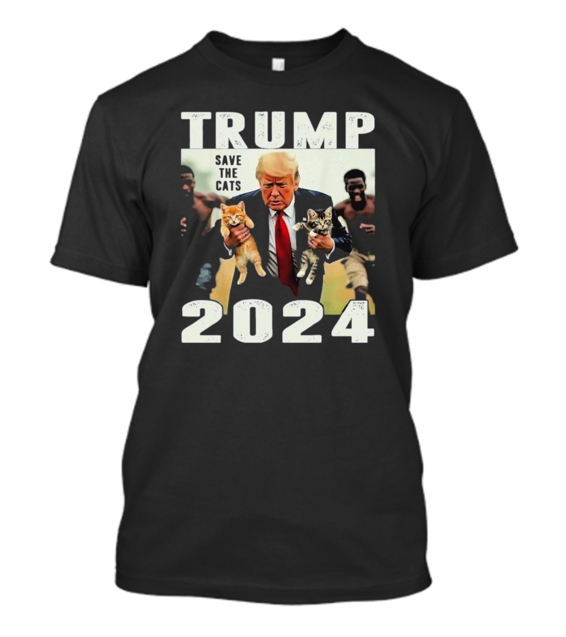 Trump 2024 Save The Cats T-Shirt