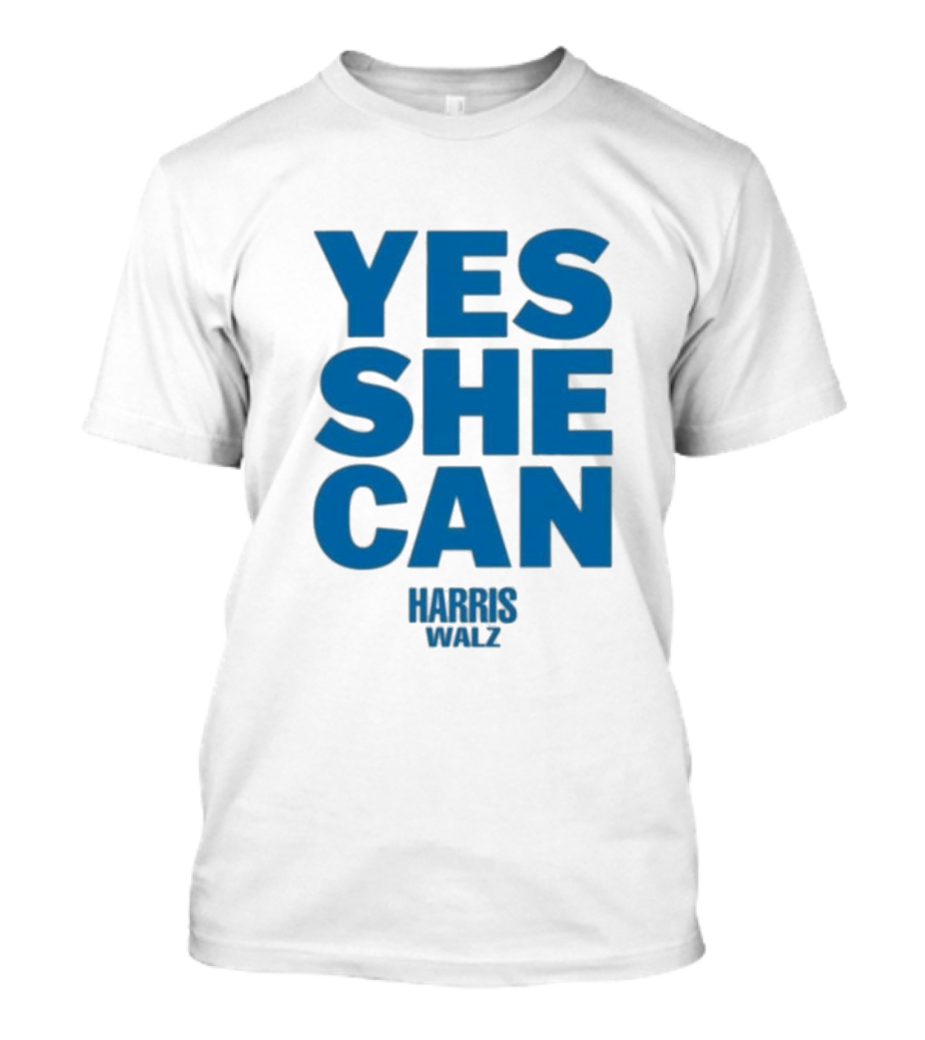 Yes She Can Harris Walz 2024 Empower T-Shirt