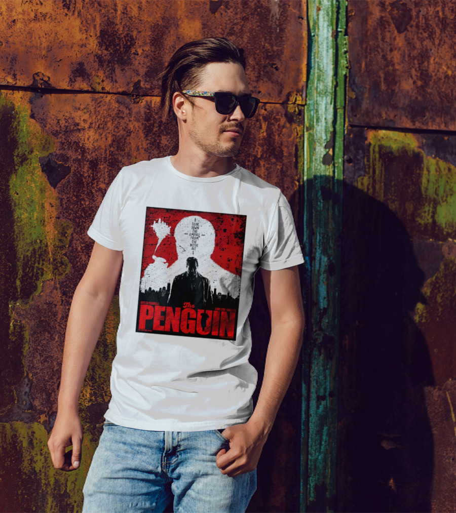 Colin Farrell Cristin Milioti The Penguin Tear Down The Empire From The Inside Out Suffering T-Shirt