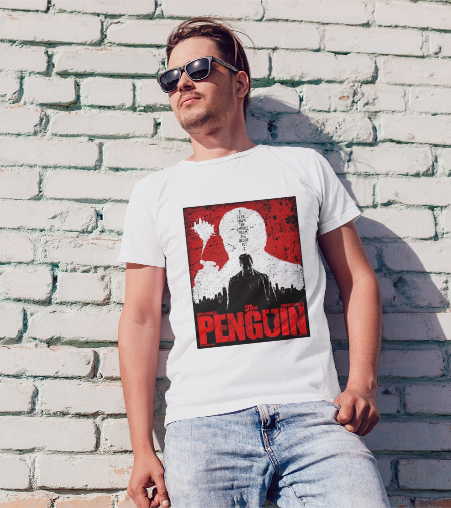 Colin Farrell Cristin Milioti The Penguin Tear Down The Empire From The Inside Out Suffering T-Shirt