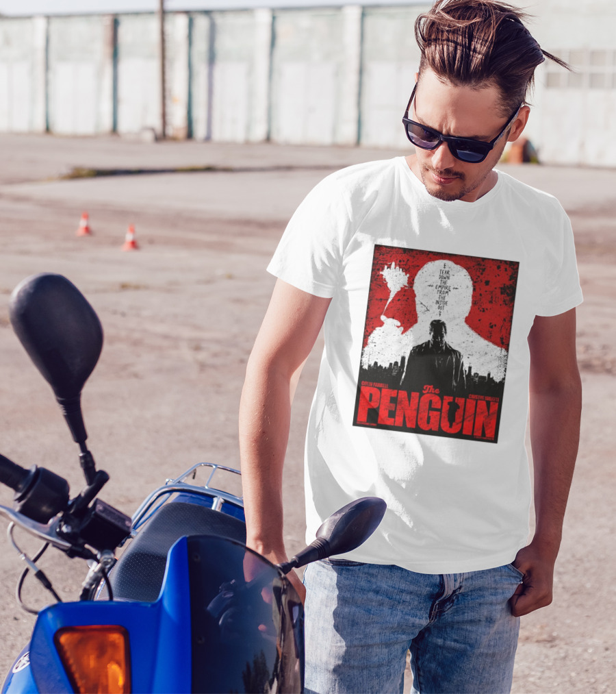 Colin Farrell Cristin Milioti The Penguin Tear Down The Empire From The Inside Out Suffering T-Shirt